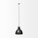 Minerva 19 inch Metallic Gray Hammered Pendant Light Ceiling Light