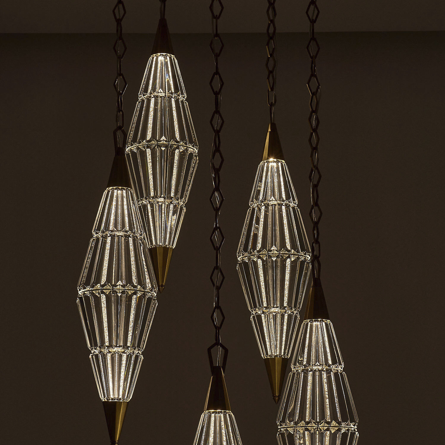 Allungato 30 inch True Brass Pendant Ceiling Light