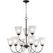 Conway 9 Light 26 inch Oil Rubbed Bronze Chandelier Ceiling Light