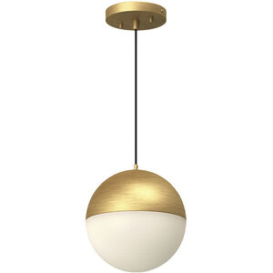 Monae 7.88 inch Brushed Gold Pendant Ceiling Light