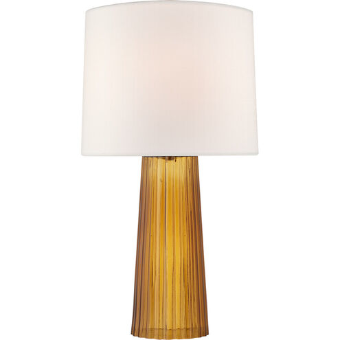 Barbara Barry Danube 28.75 inch 100 watt Amber Table Lamp Portable Light, Medium