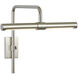 Thomas O'Brien Kidd 8 watt 9 inch Polished Nickel Frame Mount Picture Light Wall Light