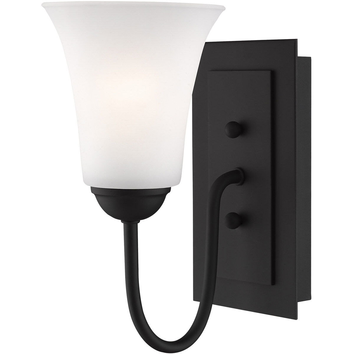 Ridgedale 1 Light 6 inch Black Wall Sconce Wall Light