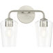 Celino 2 Light 14 inch Brushed Nickel Vanity Light Wall Light