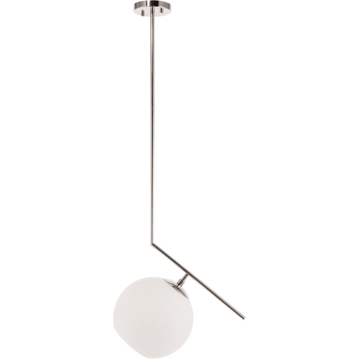 Monroe 1 Light 10 inch Chrome Pendant Ceiling Light