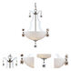 Rea 3 Light 17.5 inch Chrome Bowl Pendant Ceiling Light