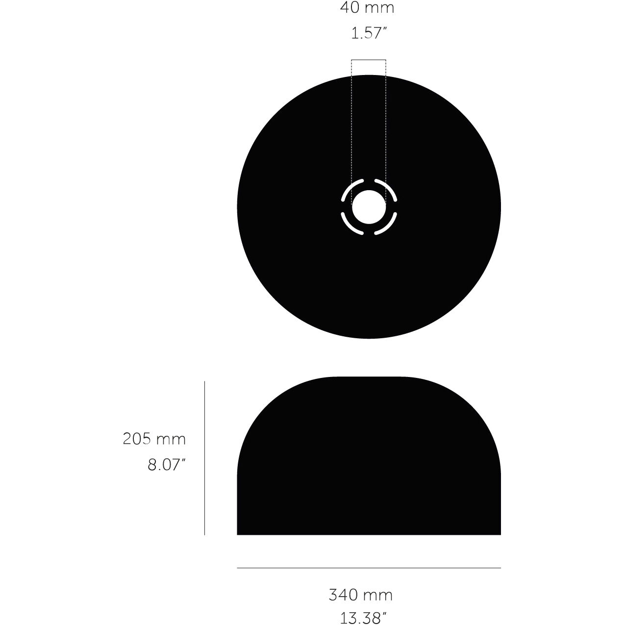 Forked Brass 13.39 inch Light Shade