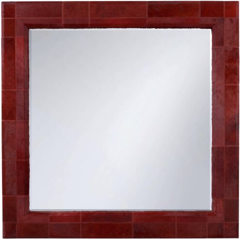 Taurus 54 X 54 inch Red Mirror