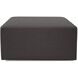 Universal 17 inch Charcoal Outdoor Ottoman, 36in Square, The Seascape Collection
