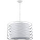 Hillcrest 4 Light 24 inch Dry White Chandelier Ceiling Light