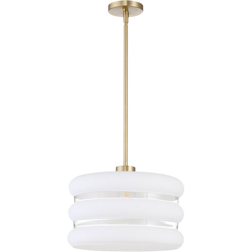 Gillis 1 Light 16 inch Aged Brass Pendant Ceiling Light