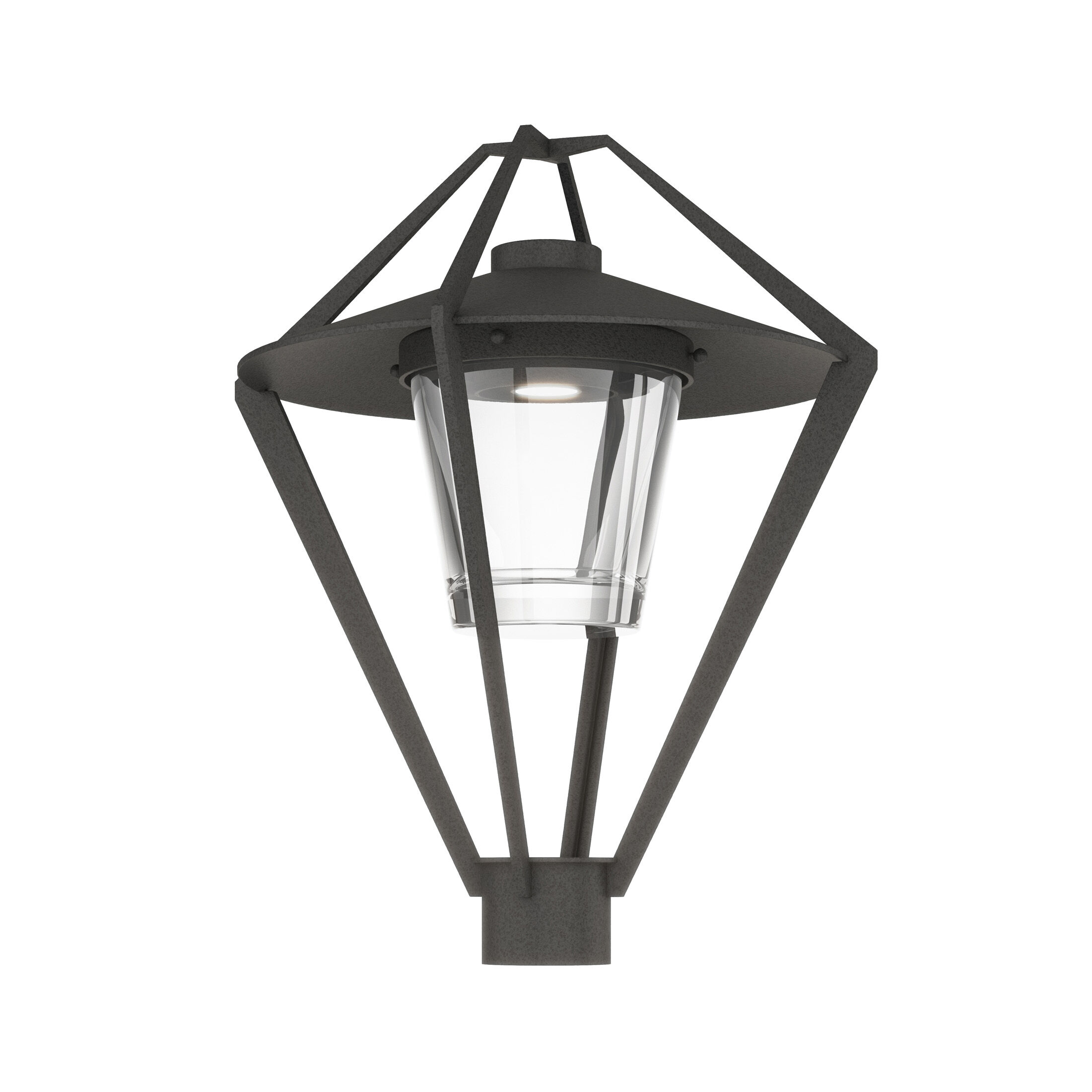 Stellar 1 Light 22.4 inch Coastal Natural Iron Outdoor Post Light