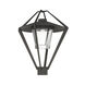 Stellar 1 Light 22.4 inch Coastal Natural Iron Outdoor Post Light