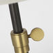 Thomas O'Brien Bryant 24.5 inch 1.6 watt Bronze and Hand-Rubbed Antique Brass Adjustable Cordless Table Lamp Portable Light