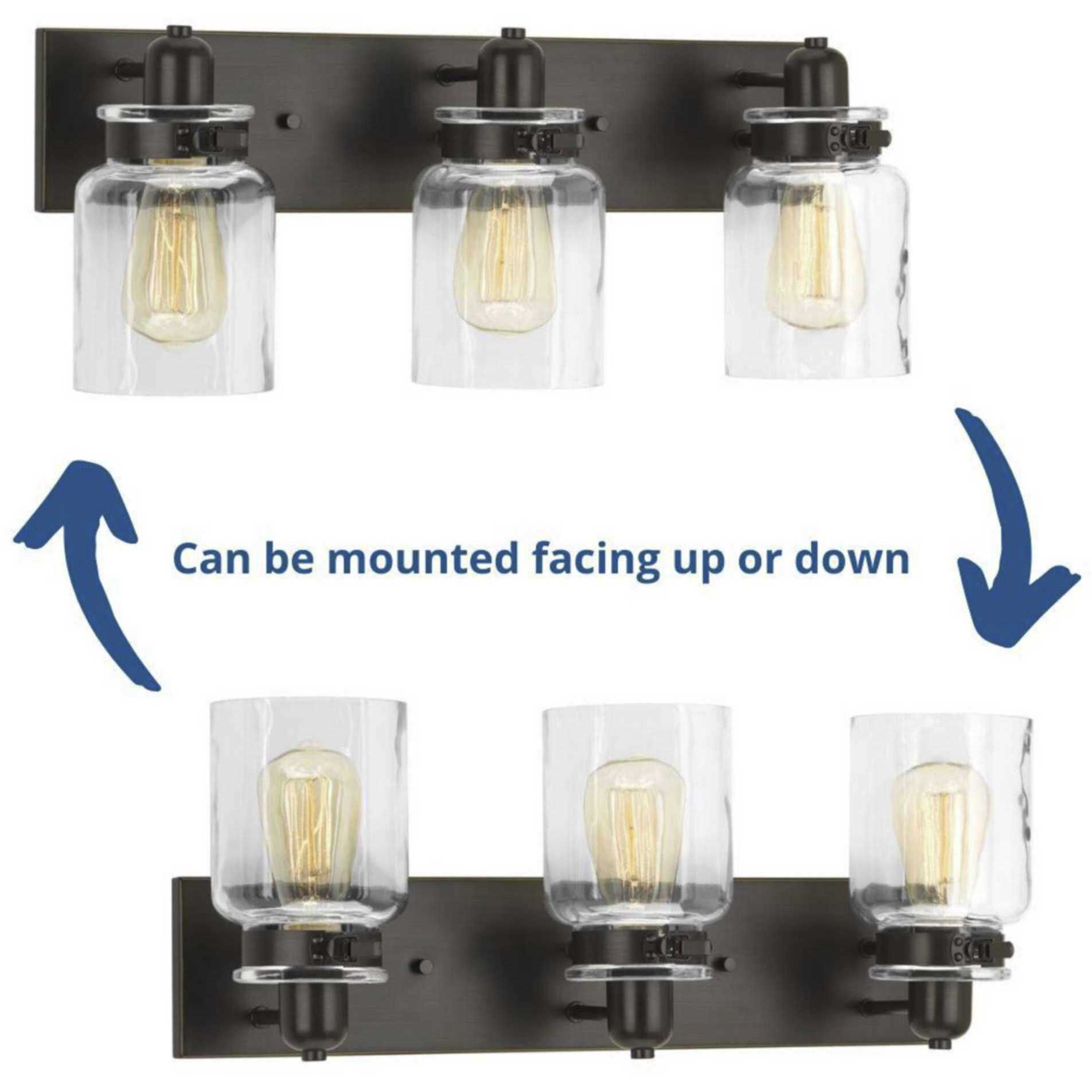 Calhoun 3 Light 22 inch Antique Bronze Bath Vanity Wall Light