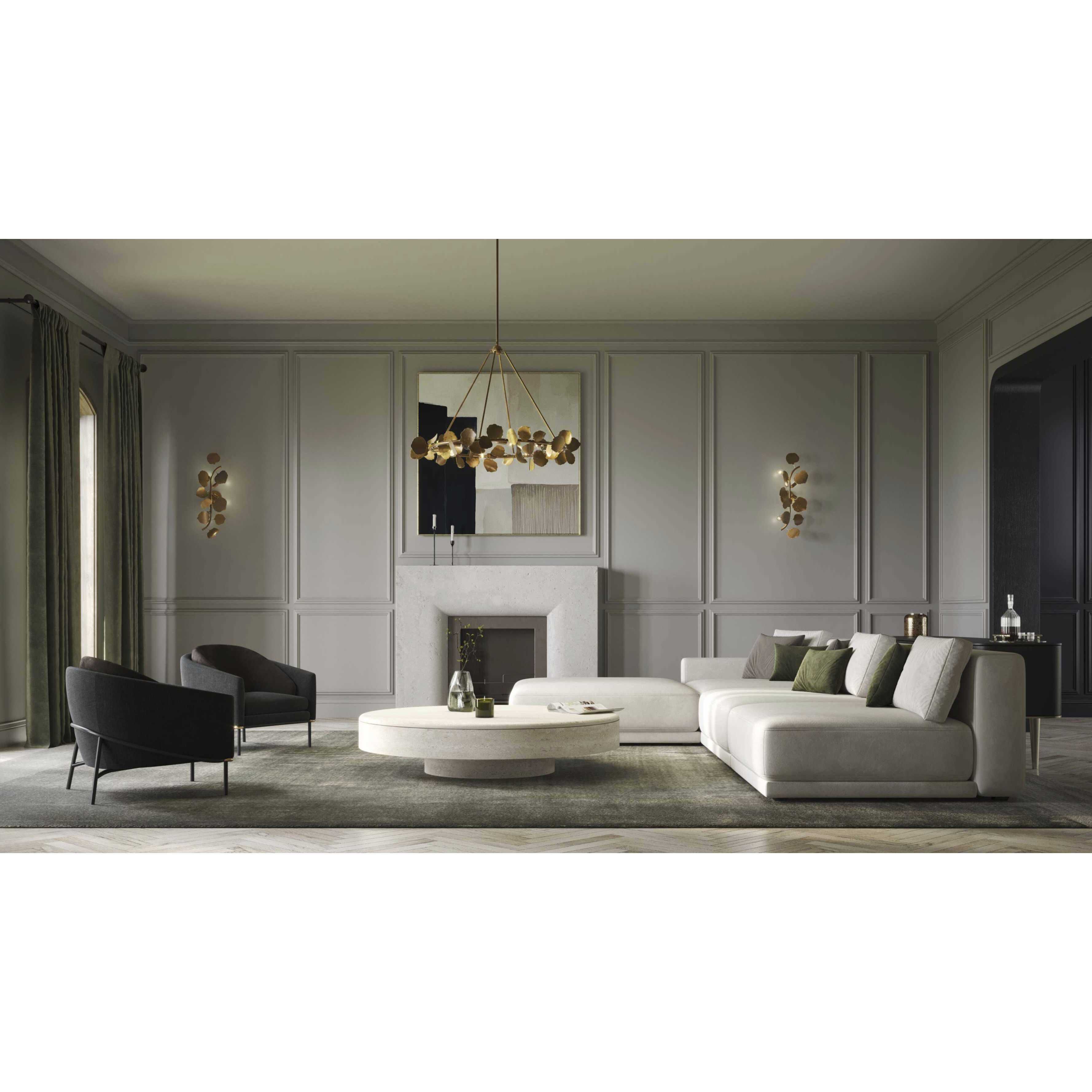 Laurel 4 Light 9 inch Gold Ombre Wall Bracket Wall Light, Design Series