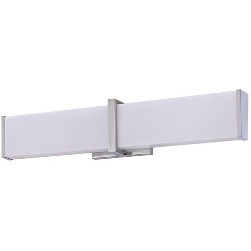 Angles 24 inch Chrome Vanity Light Wall Light