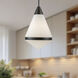 Willard 1 Light 13.5 inch Urban Bronze/Opal Matte Glass Pendant Ceiling Light in Matte Opal Glass
