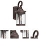Signature 1 Light 14 inch Antique Bronze Outdoor Wall Light