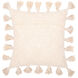 Kellie 22 inch Cream Pillow Kit in 22 x 22, Square