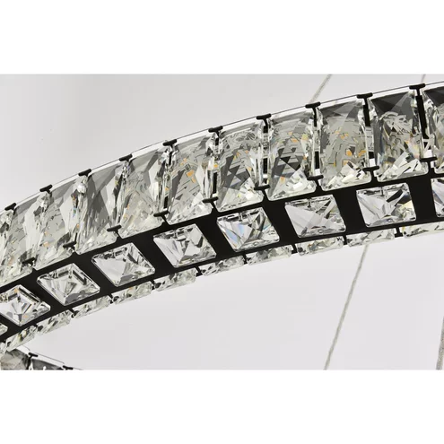 Monroe 2 Light 48 inch Black Pendant Ceiling Light