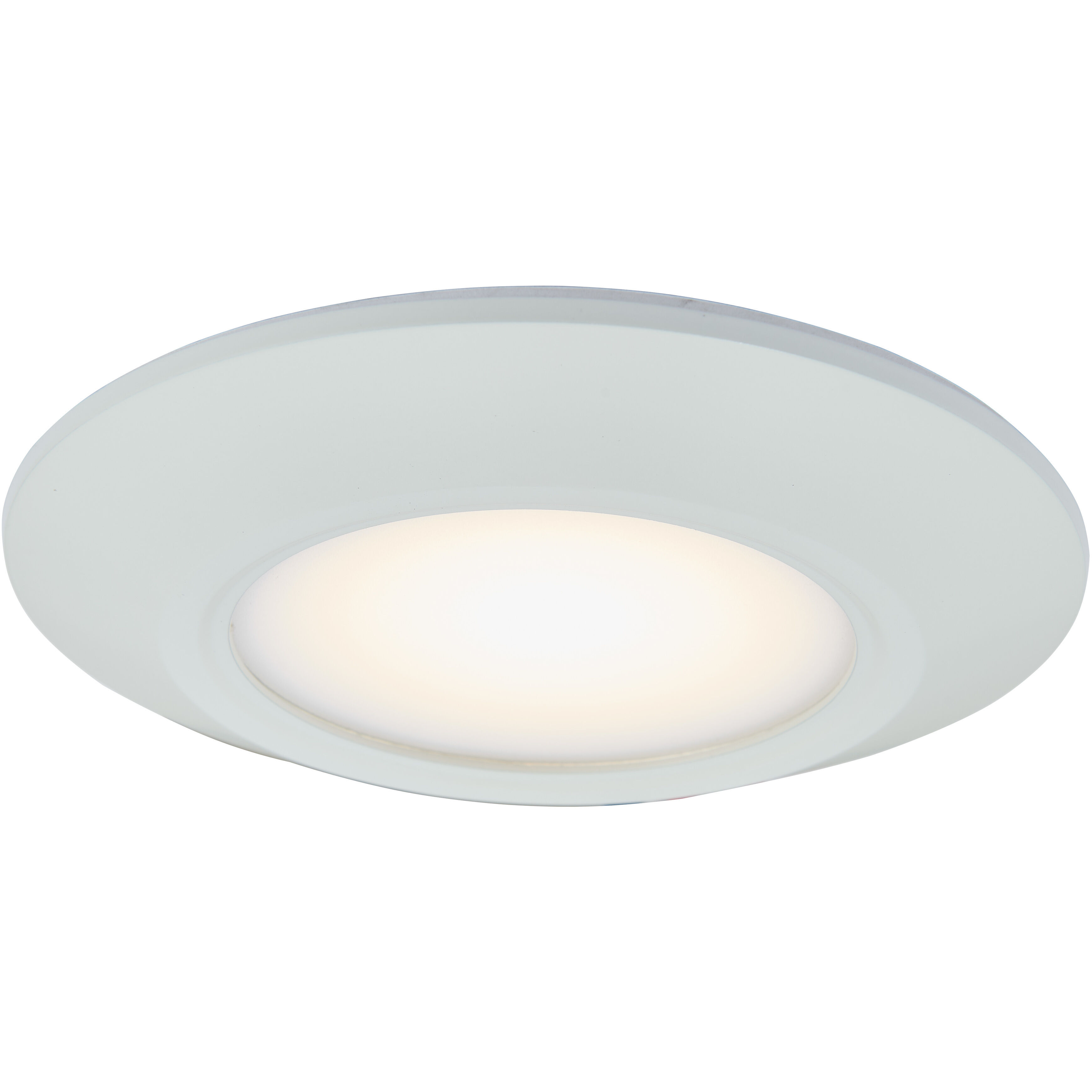 Button LED 6.3 inch White Flush Mount Ceiling Light