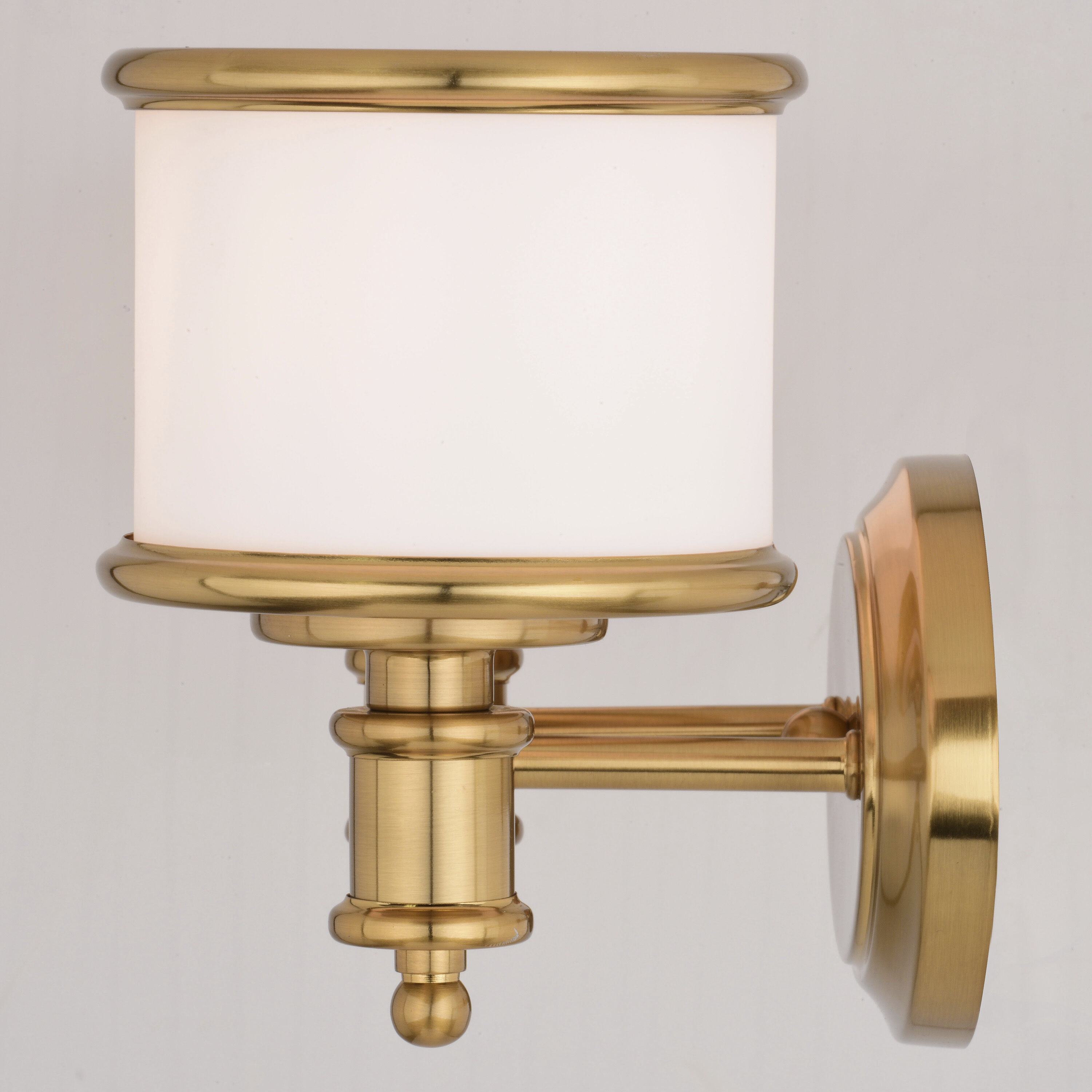 Carlisle LED 22 inch Natural Brass Bathroom Light Wall Light