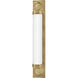 Lisa McDennon Baylor LED 30 inch Heritage Brass Bath Light Wall Light, Linear, Sconce