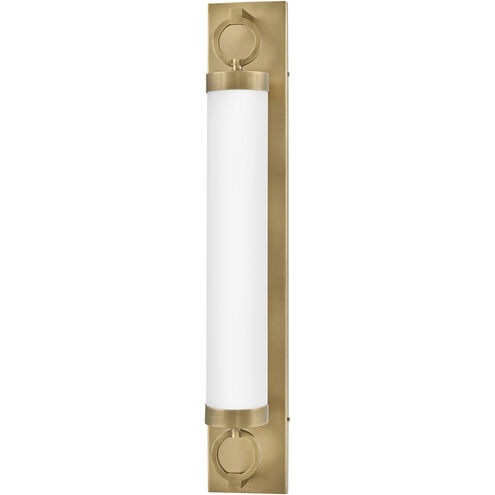 Lisa McDennon Baylor LED 30 inch Heritage Brass Bath Light Wall Light, Linear, Sconce