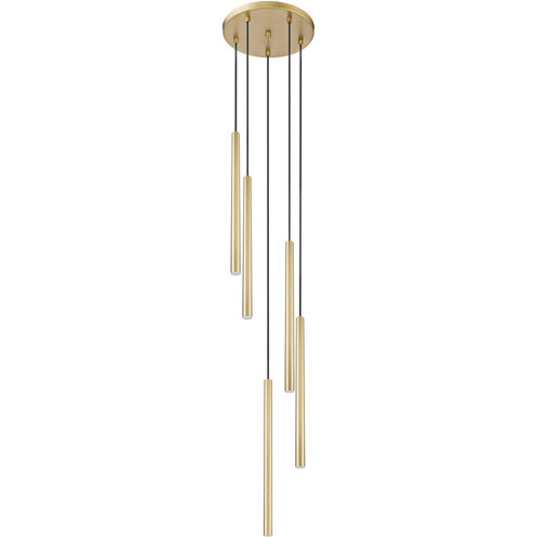Forest LED 12 inch Modern Gold Chandelier Ceiling Light