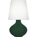 June 30.75 inch 150.00 watt Jungle Glaze Table Lamp Portable Light in Oyster Linen