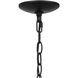 Uma 1 Light 8 inch Matte Black Mini Pendant Ceiling Light, Small