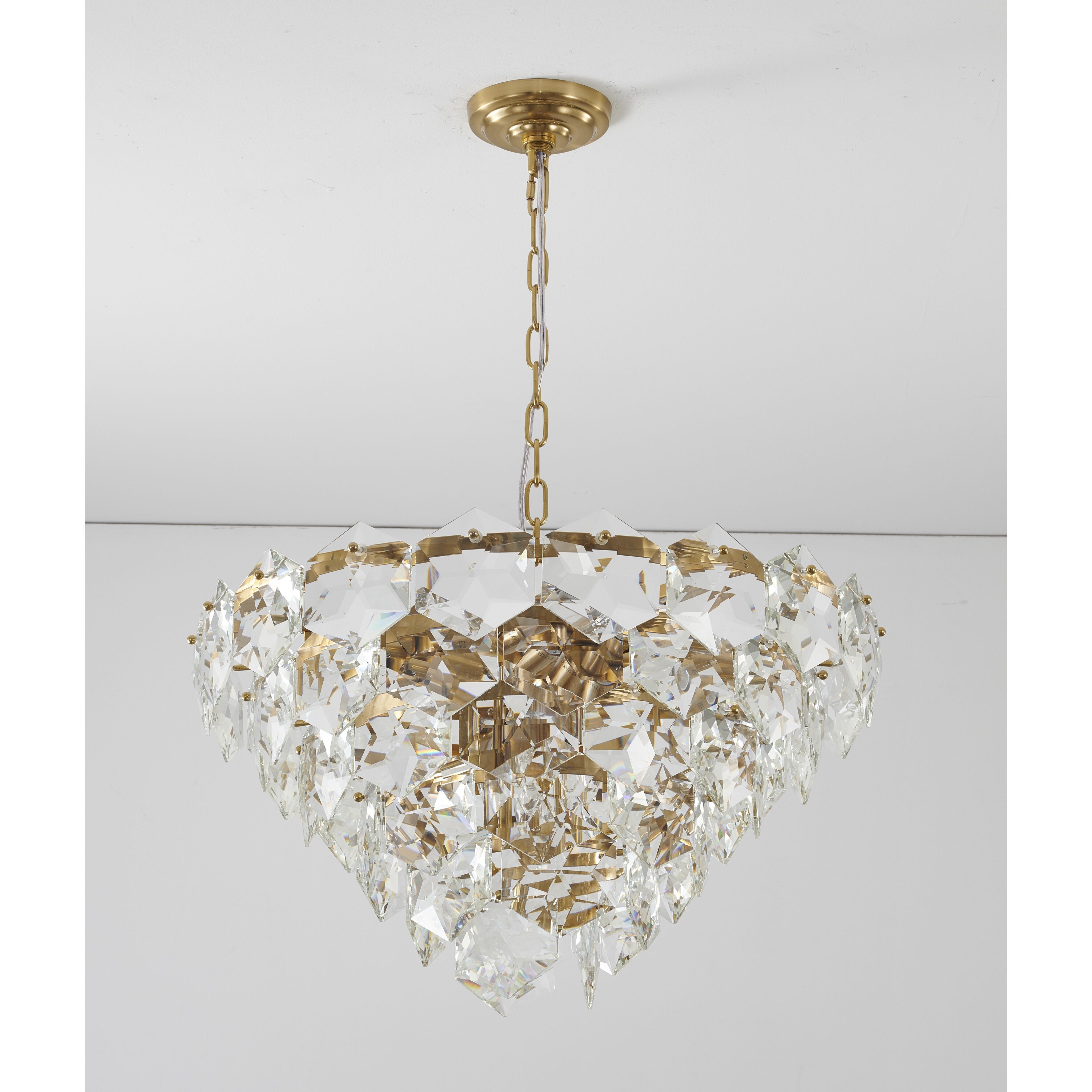 Canada 12 Light 24 inch Gold Chandelier Ceiling Light