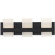 Cambridge LED 21.25 inch Black Vanity Light Wall Light