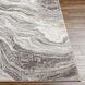 Allegro 84 X 63 inch Light Grey Rug, Rectangle