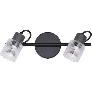 Owen Black and Wood Track Lighting Ceiling Light