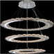 Quasar LED 42 inch Chrome Pendant Ceiling Light