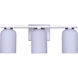 Bram 3 Light 21 inch Brushed Nickel Vanity Fixture Wall Light