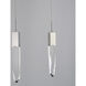 Canada 3 Light 22.05 inch Chrome Island Lighting Ceiling Light