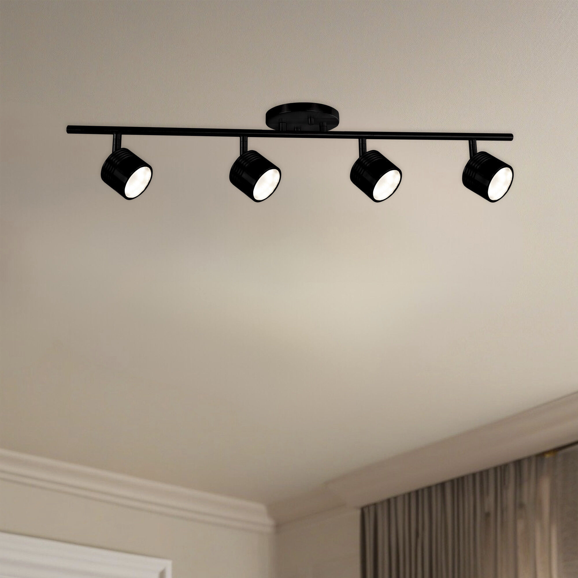 Lyra 1 Light 120V Black Track Light Ceiling Light