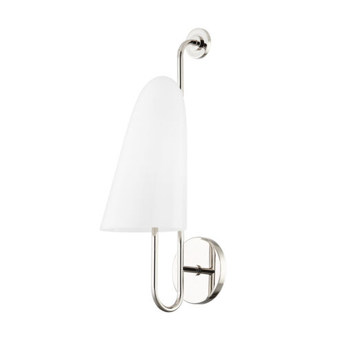 Slate Hill 1 Light 6 inch Polished Nickel Wall Sconce Wall Light