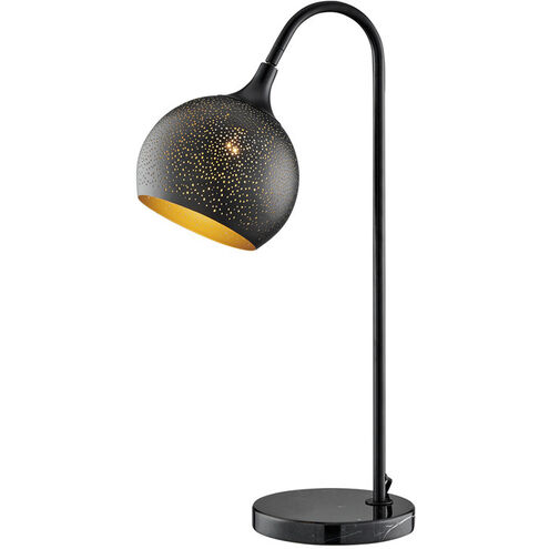 Rayssa 26 inch 60.00 watt Black Table Lamp Portable Light