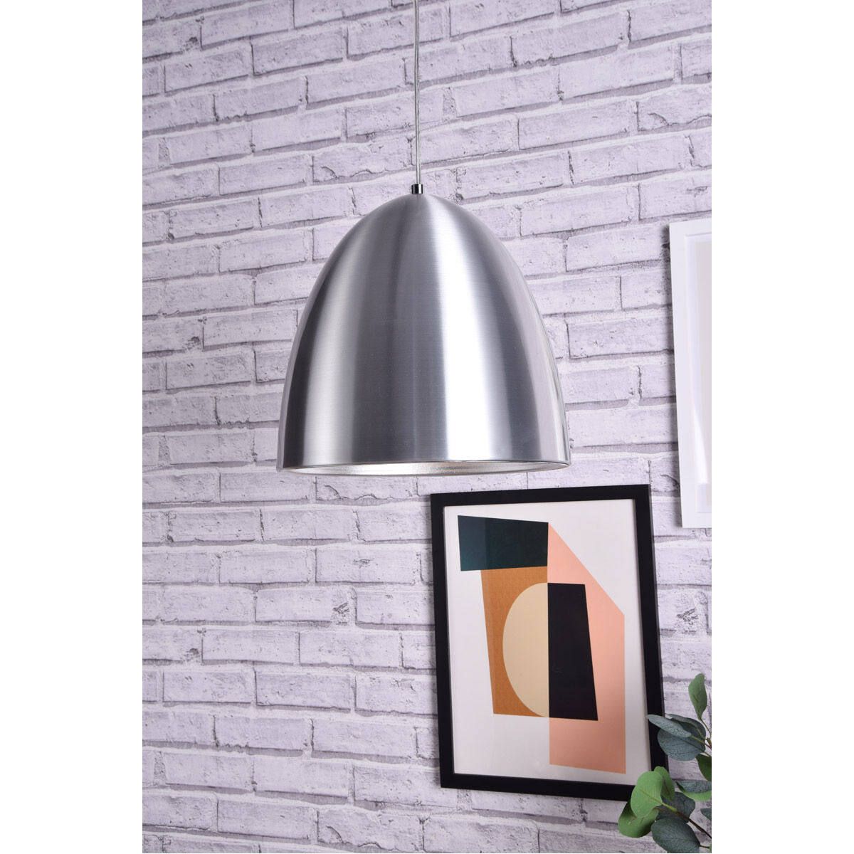 Circa 1 Light 11.5 inch Burnished Nickel Pendant Ceiling Light