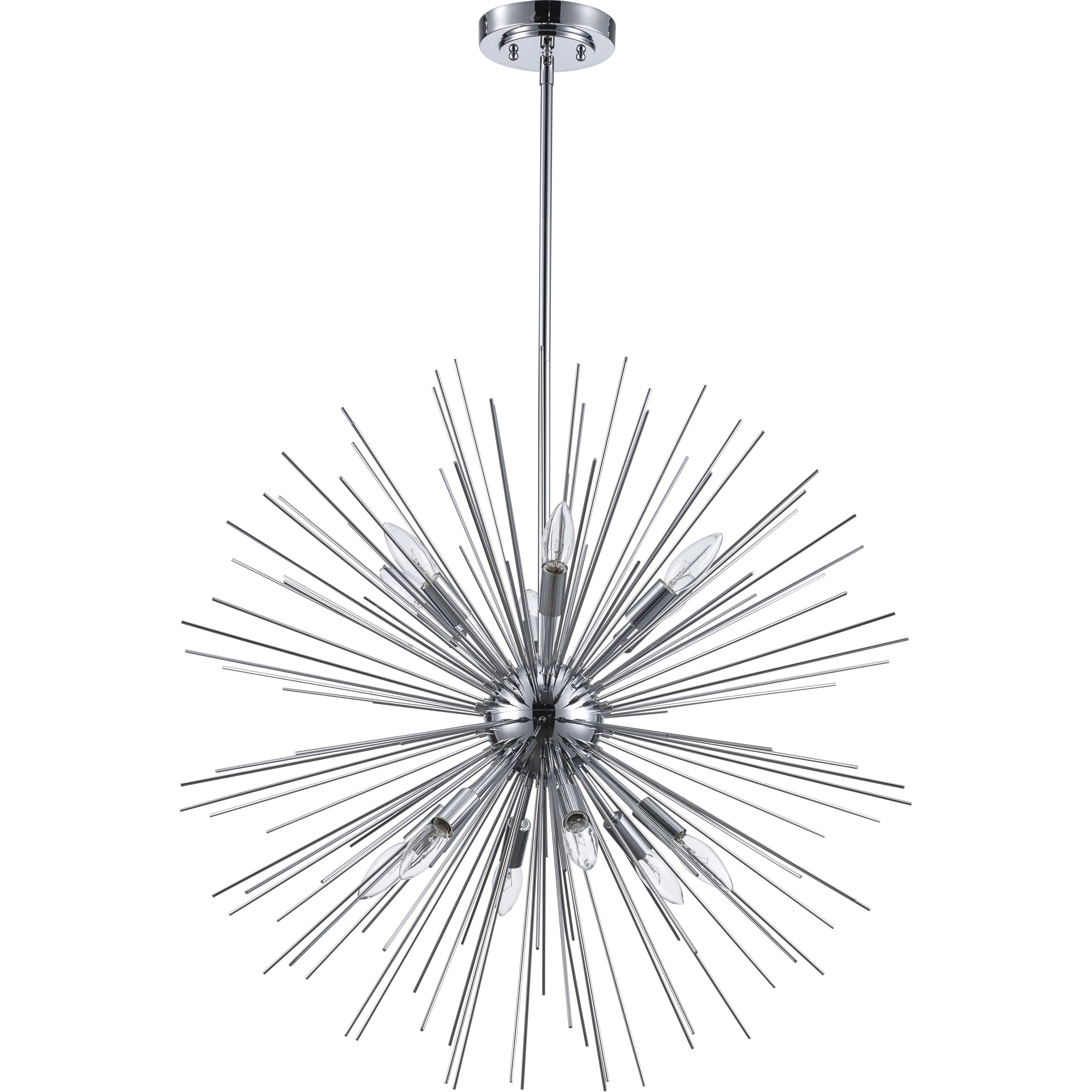 Collina 12 Light 29 inch Polished Chrome Pendant Ceiling Light