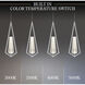 Beyond Devotion LED 5.5 inch Satin Nickel Multi-Light Pendant Ceiling Light