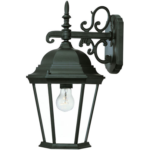 Richmond 1 Light 18 inch Matte Black Exterior Wall Mount