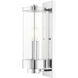 Hillcrest 2 Light 15.75 inch Polished Chrome Medium Outdoor Wall Lantern