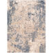 Venice 87 X 63 inch Denim/Pale Blue/Camel/Light Gray/Ivory Rugs