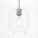 Collier 1 Light 7.3 inch Chrome Pendant Ceiling Light