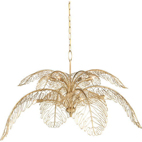 Taormina 8 Light 49.75 inch Brass Chandelier Ceiling Light